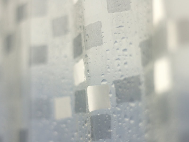 moisture on shower curtain compared to plantation shutters in bathroom durability